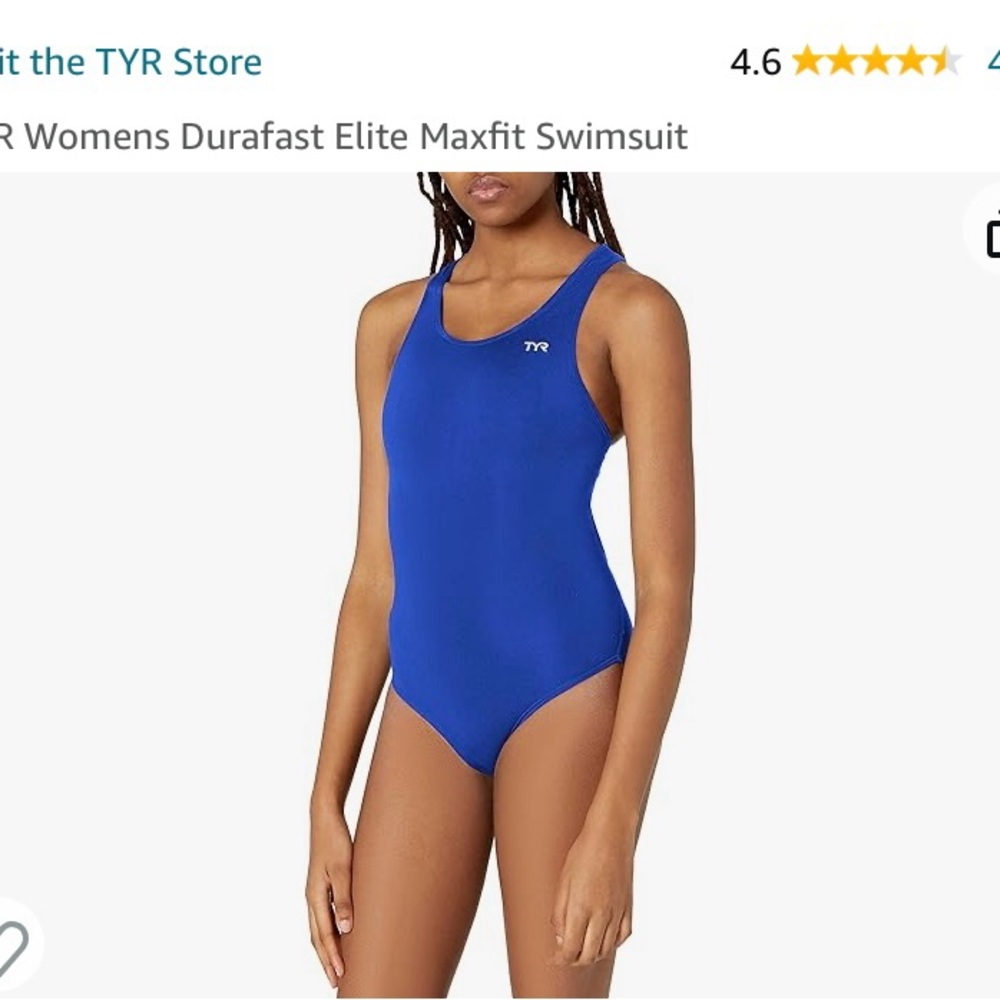 TYR durafast maxfit one piece swimsuit- Womens Sz 30